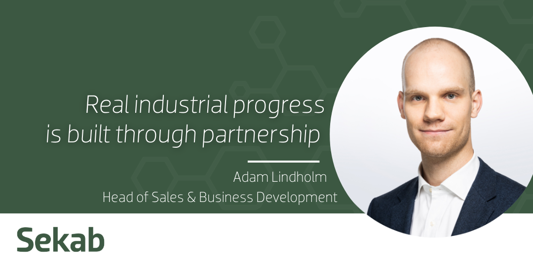 Adam Lindholm - Industrial progress through partnerships